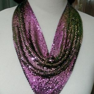 Beautiful Purple Bib like Sexy Necklace.